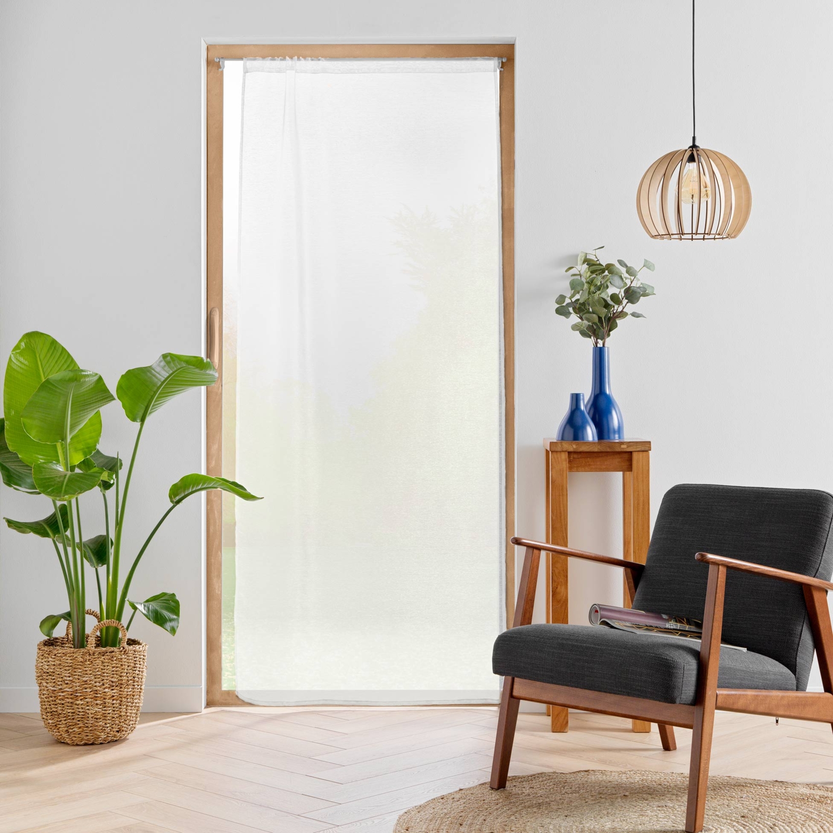 Voilage sablé à passe-tringle, DOUCEUR D'INTÉRIEUR