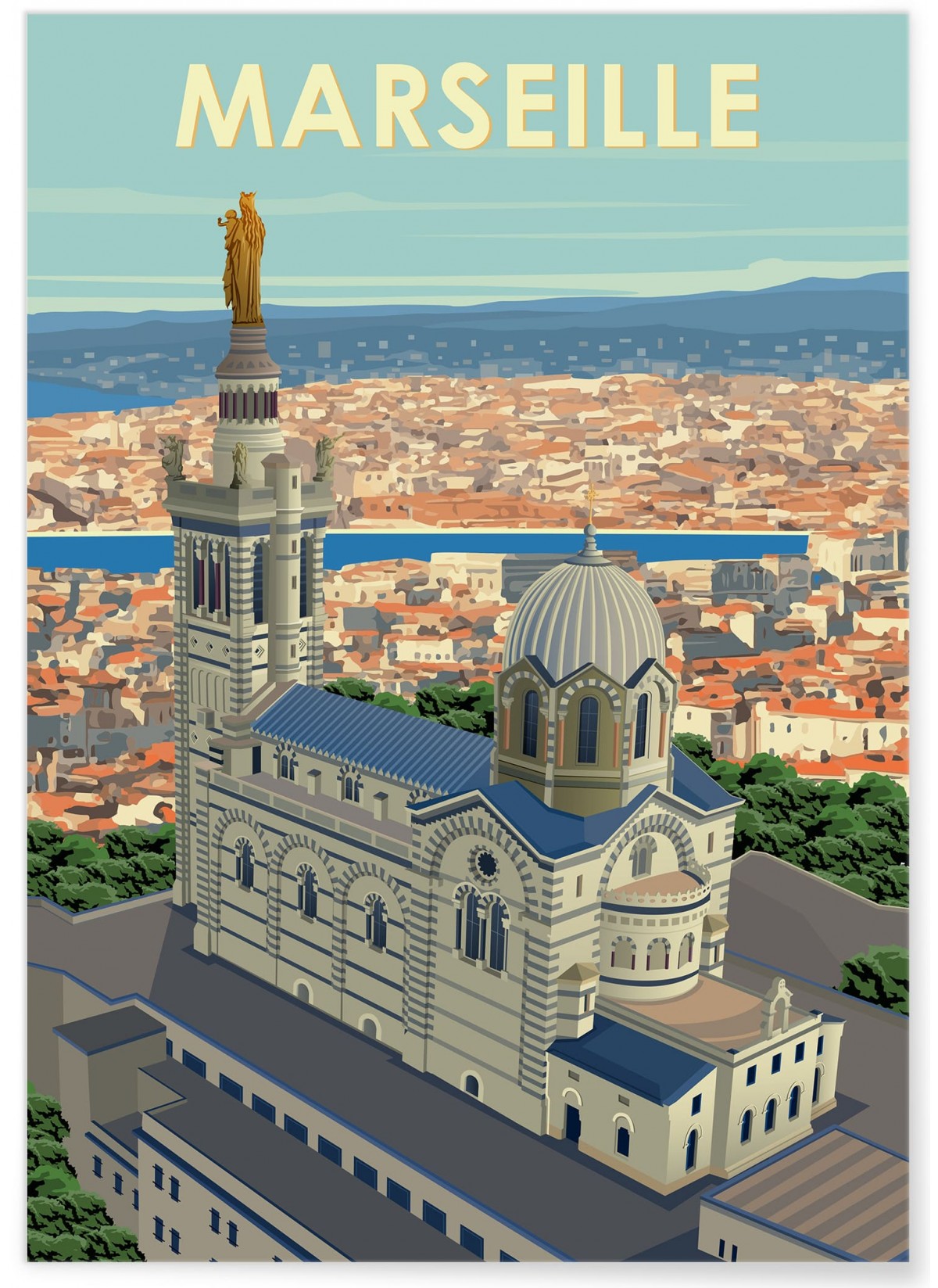 Affiche ville Marseille 3, L'AFFICHERIE