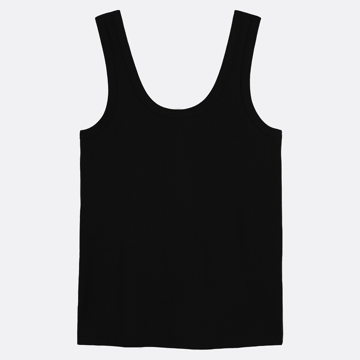 Crew Neck Vest Top, LA REDOUTE COLLECTIONS