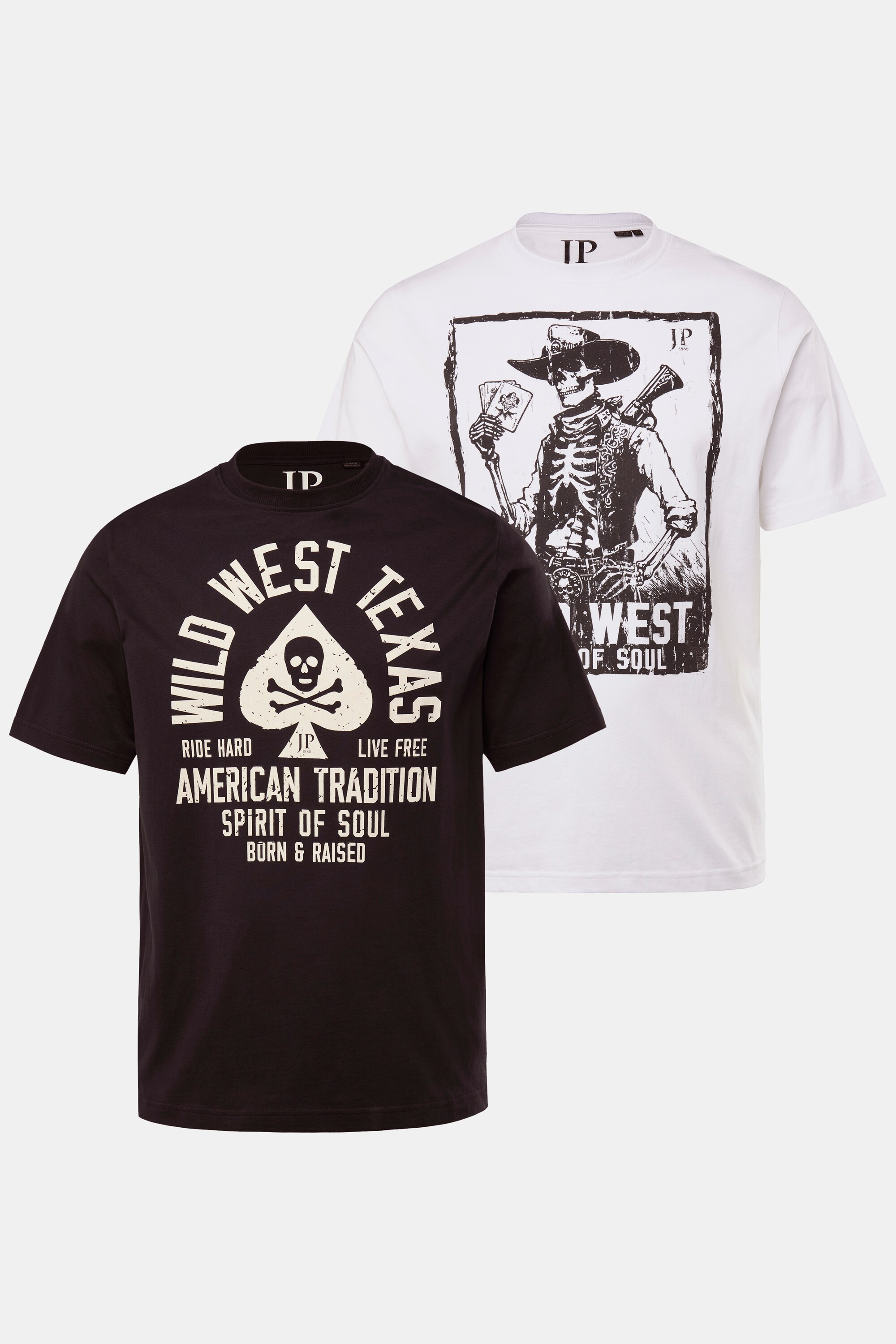 Lot de 2 t-shirts à manches courtes, JP1880