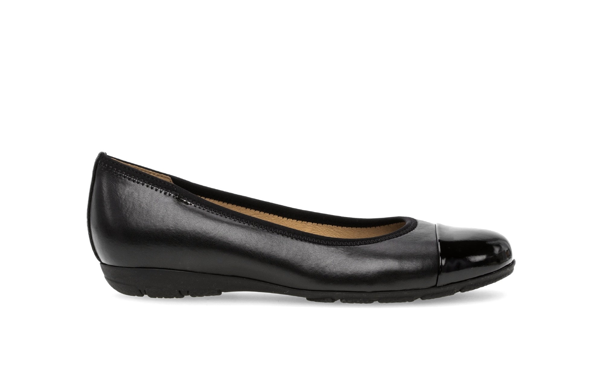 Ballerines en cuir à talon décroché, GABOR
