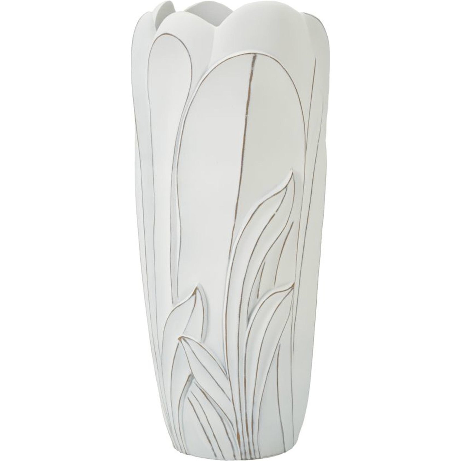Vase relief végétal bord ondulé MODERN, RECOLLECTION