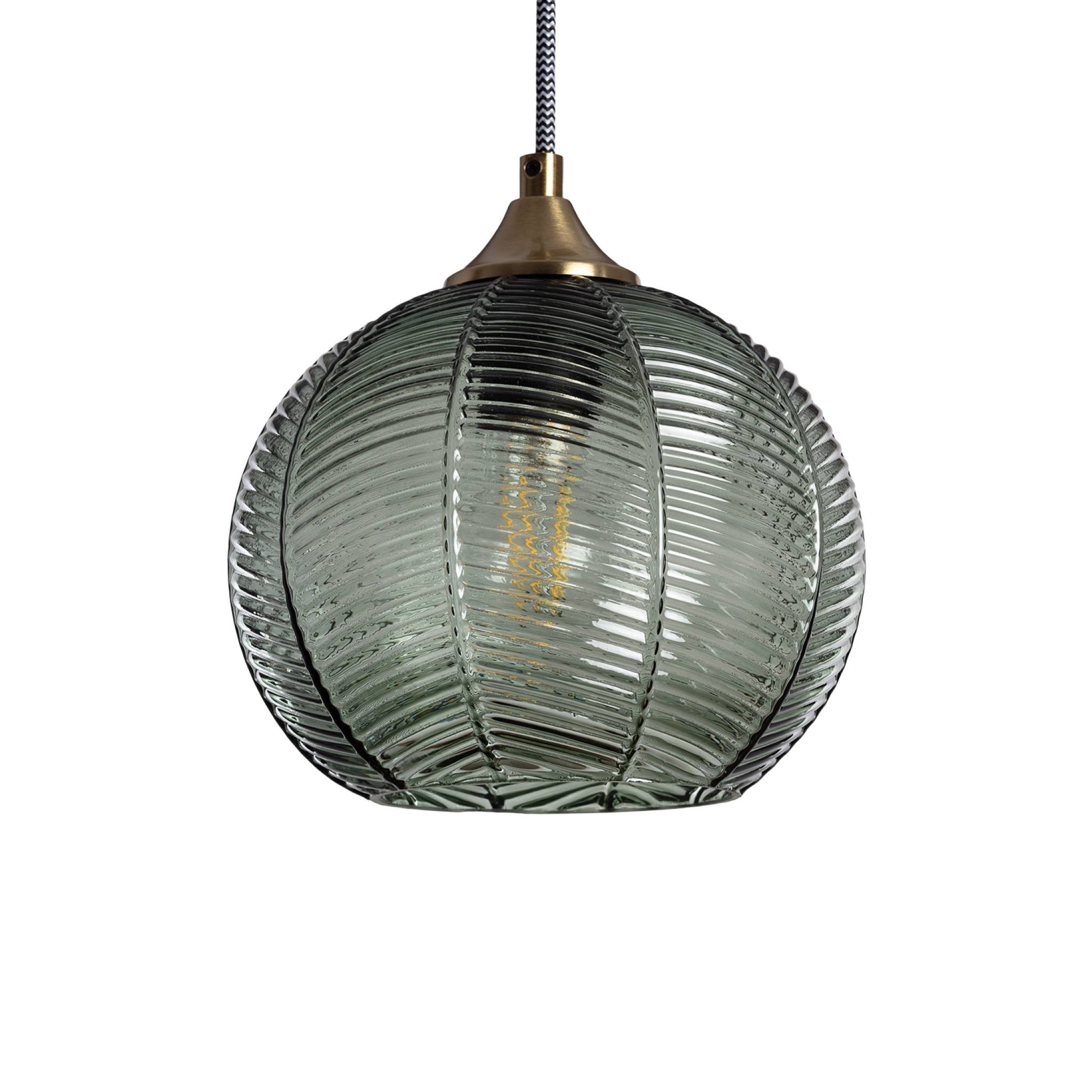 Suspension intérieur métal et verre Ø20cm ROMANE, SWEEEK
