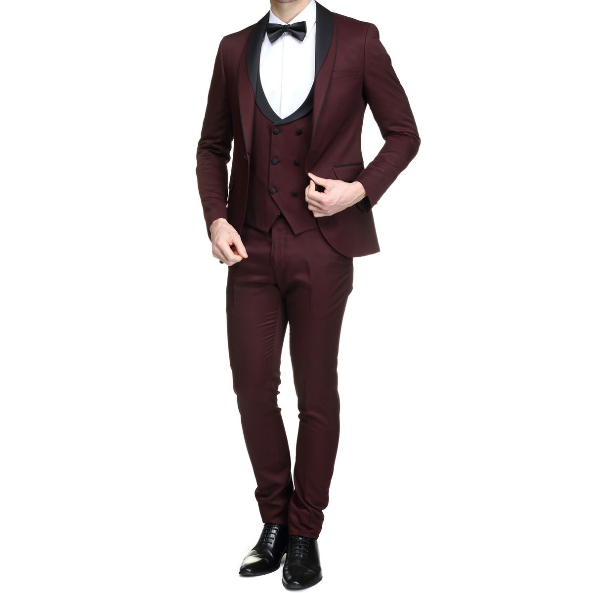 Costume homme rouge bordeaux La Redoute