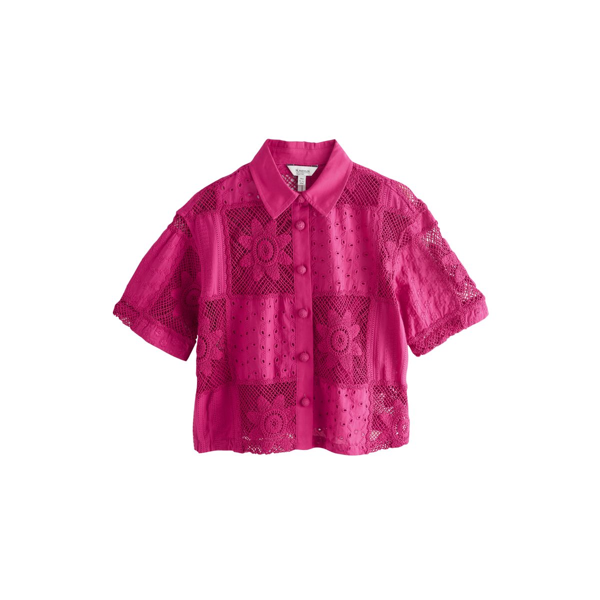 Chemise manches courtes patchwork n. premium, NEXT