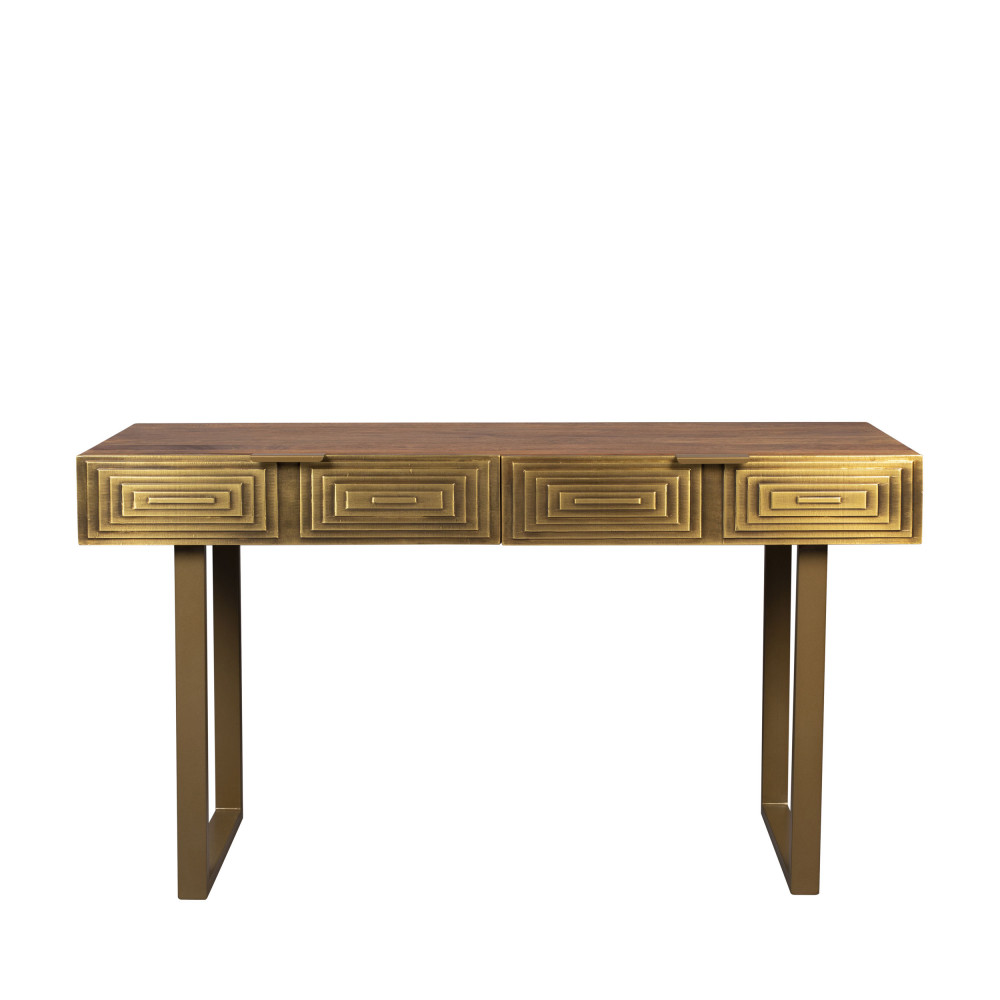 Console 2 tiroirs en bois - VOLAN, DUTCHBONE