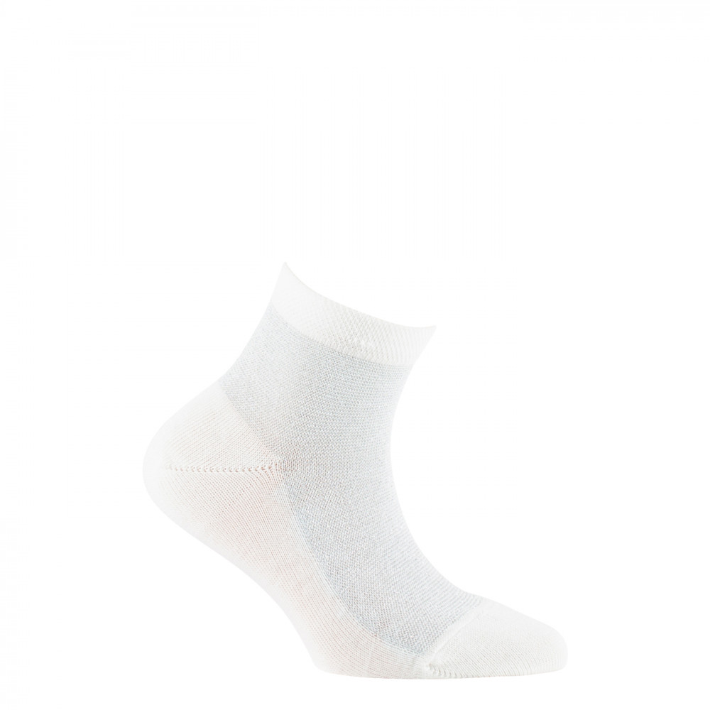 Socquettes en coton et rayures en fil textile fabriquées en France, KINDY