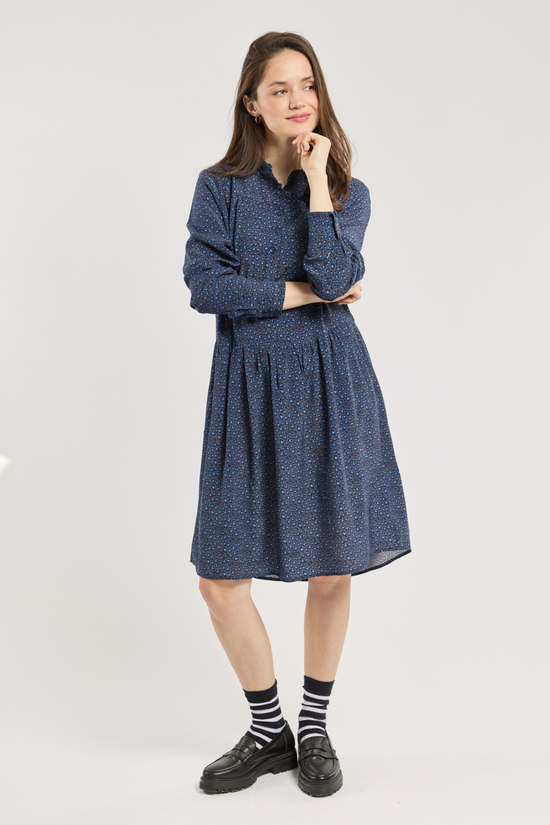 Robe imprimé en cupro, ARMOR-LUX