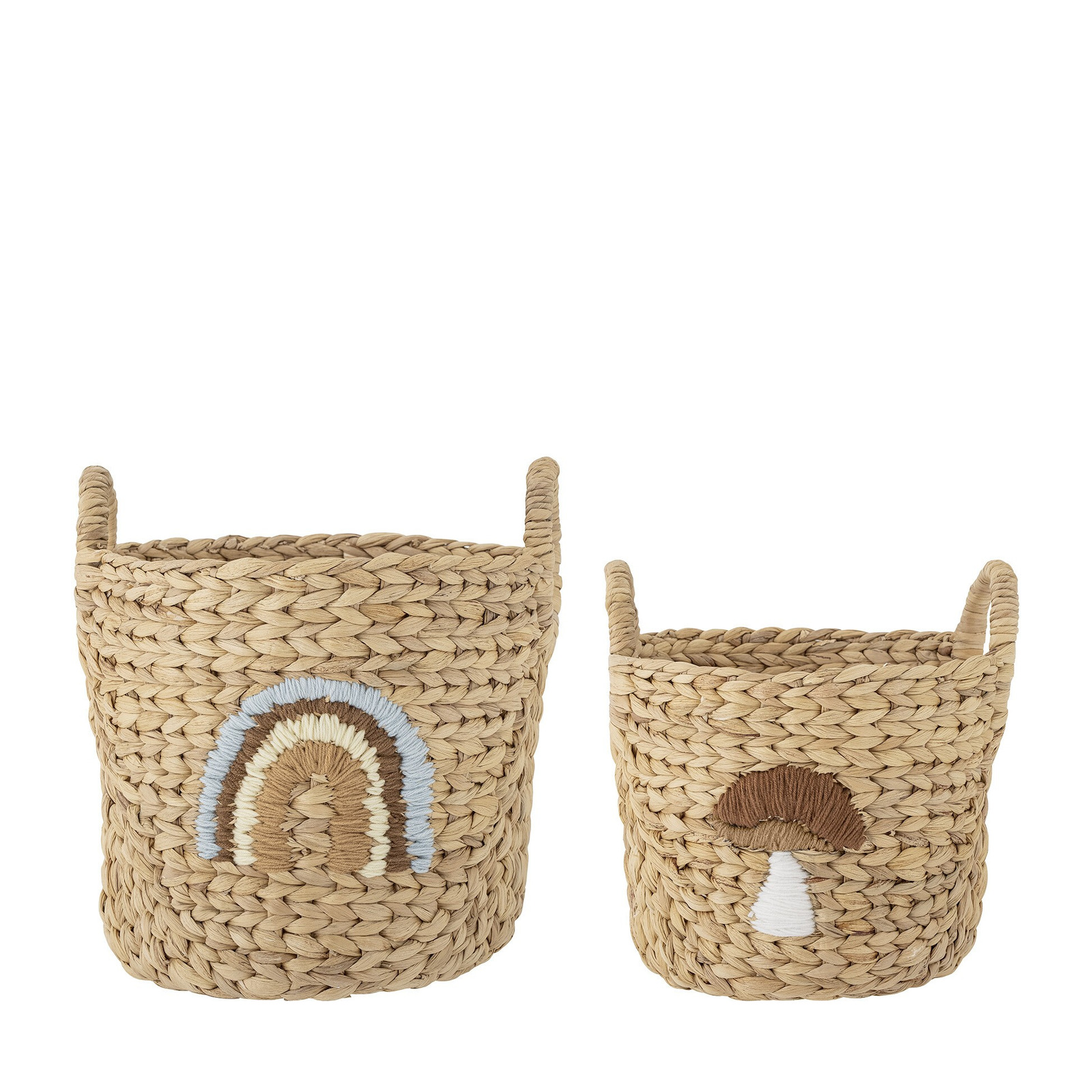 Paniers en jacinthe d'eau (Lot de 2) AGNES, BLOOMINGVILLE