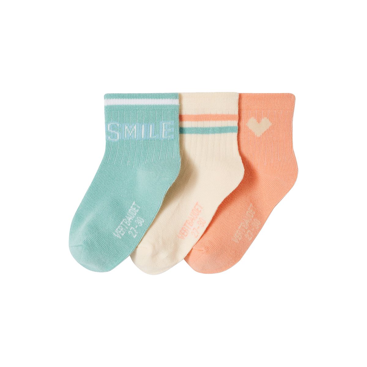 Lot De 5 Paires De Chaussettes Fleurettes VERTBAUDET Pour Fille - Maille Côtelée Douce, Finition Volantée - Taille Unique Enfant - 10