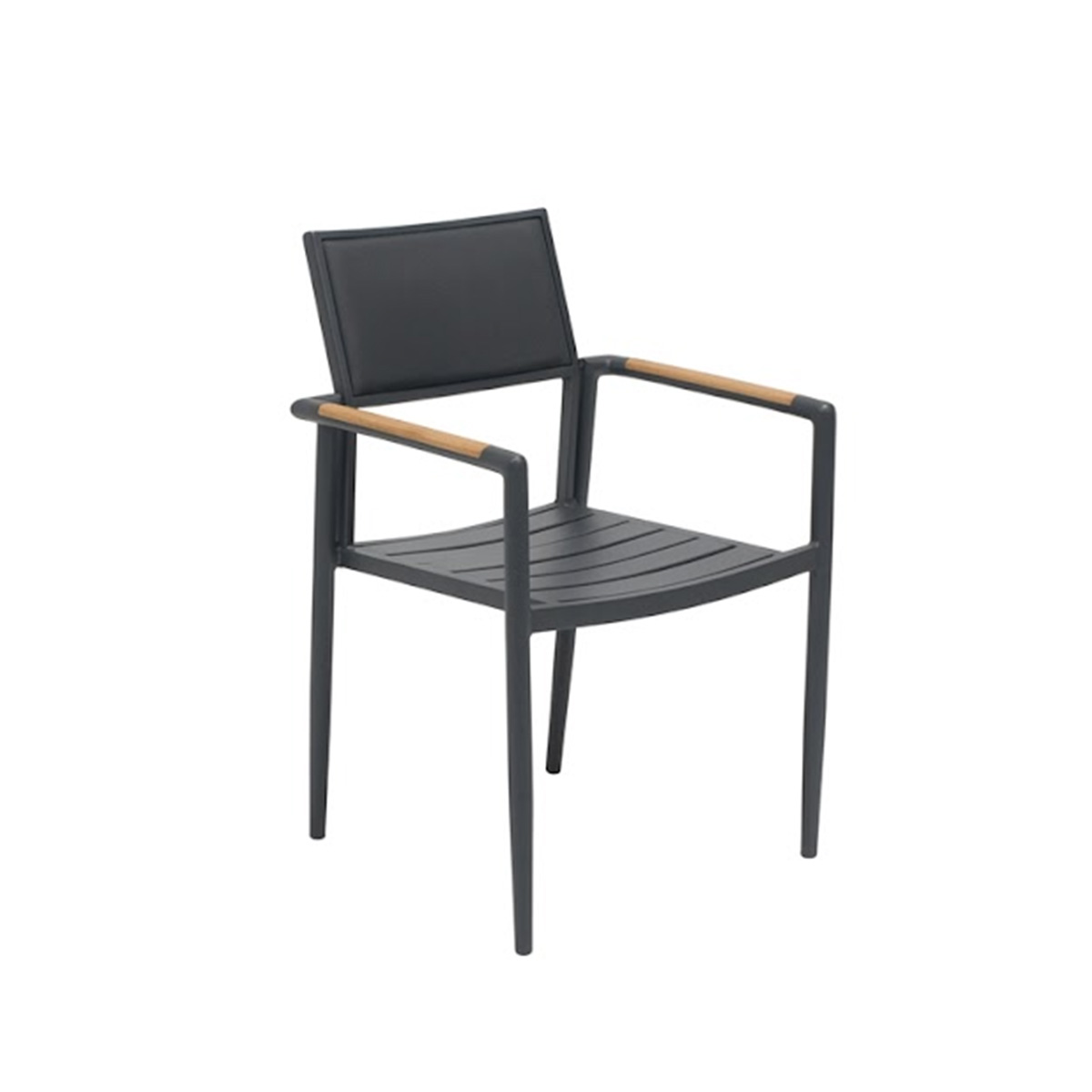 Fauteuil teck massif aluminium PIANA, WILSA GARDEN