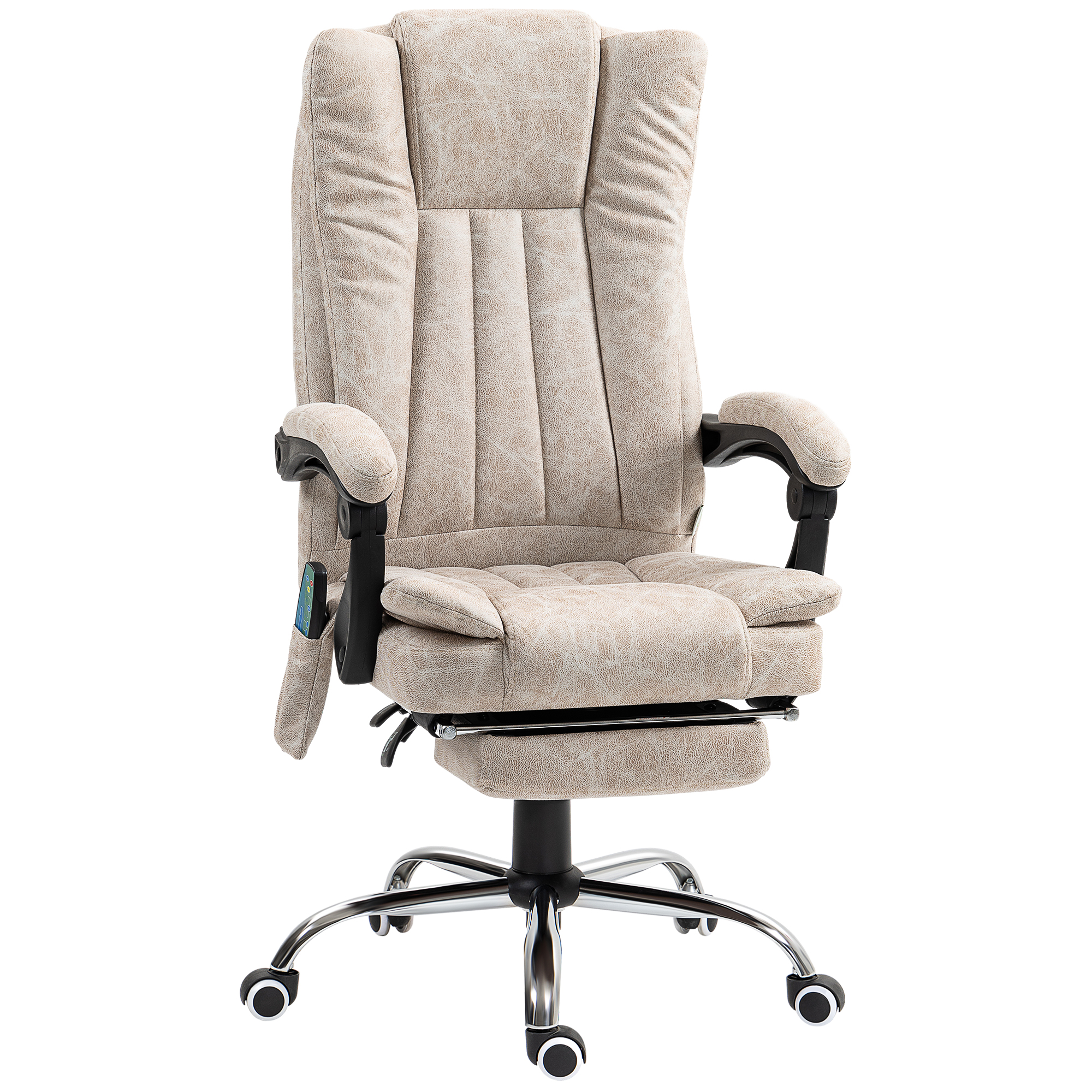 Fauteuil de bureau avec fonction massage, HOMCOM