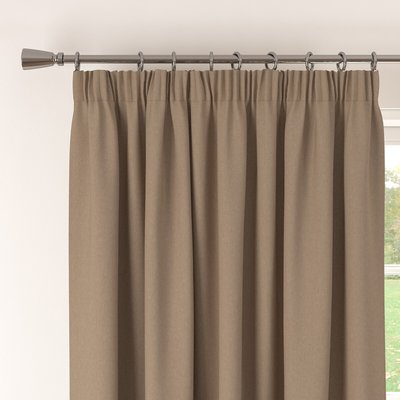 Soft Brushed Lined Pencil Pleat Pair of Curtains SO'HOME
