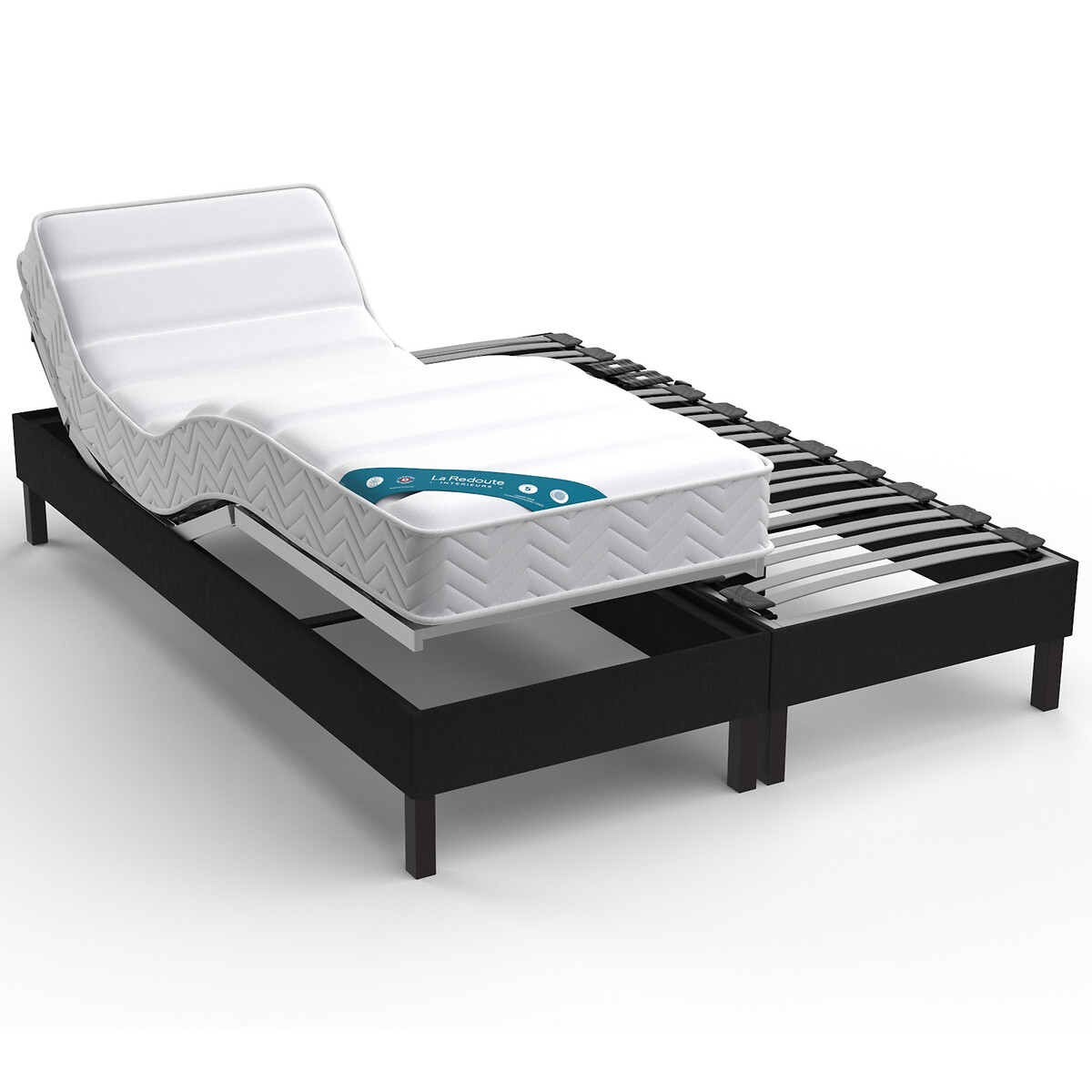 Matras met 640 pocketveren, stevig, 7 zones