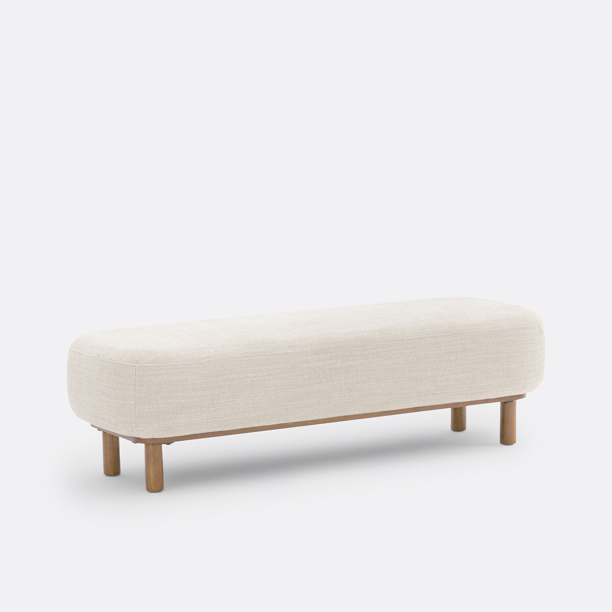 Banc ou bout de lit rembourré, en tissu, PAPOO, LA REDOUTE INTERIEURS