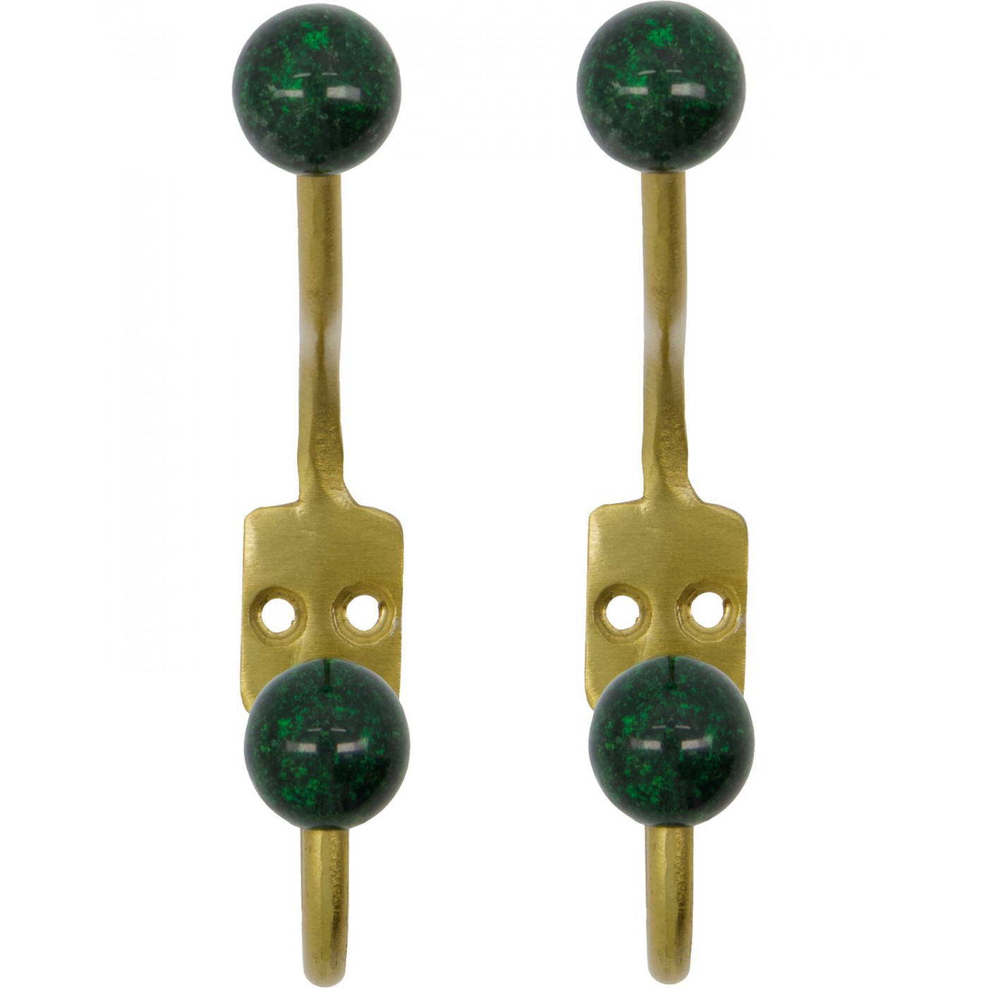 Lot de 2 patères double crochets Ball, HOUSE DOCTOR