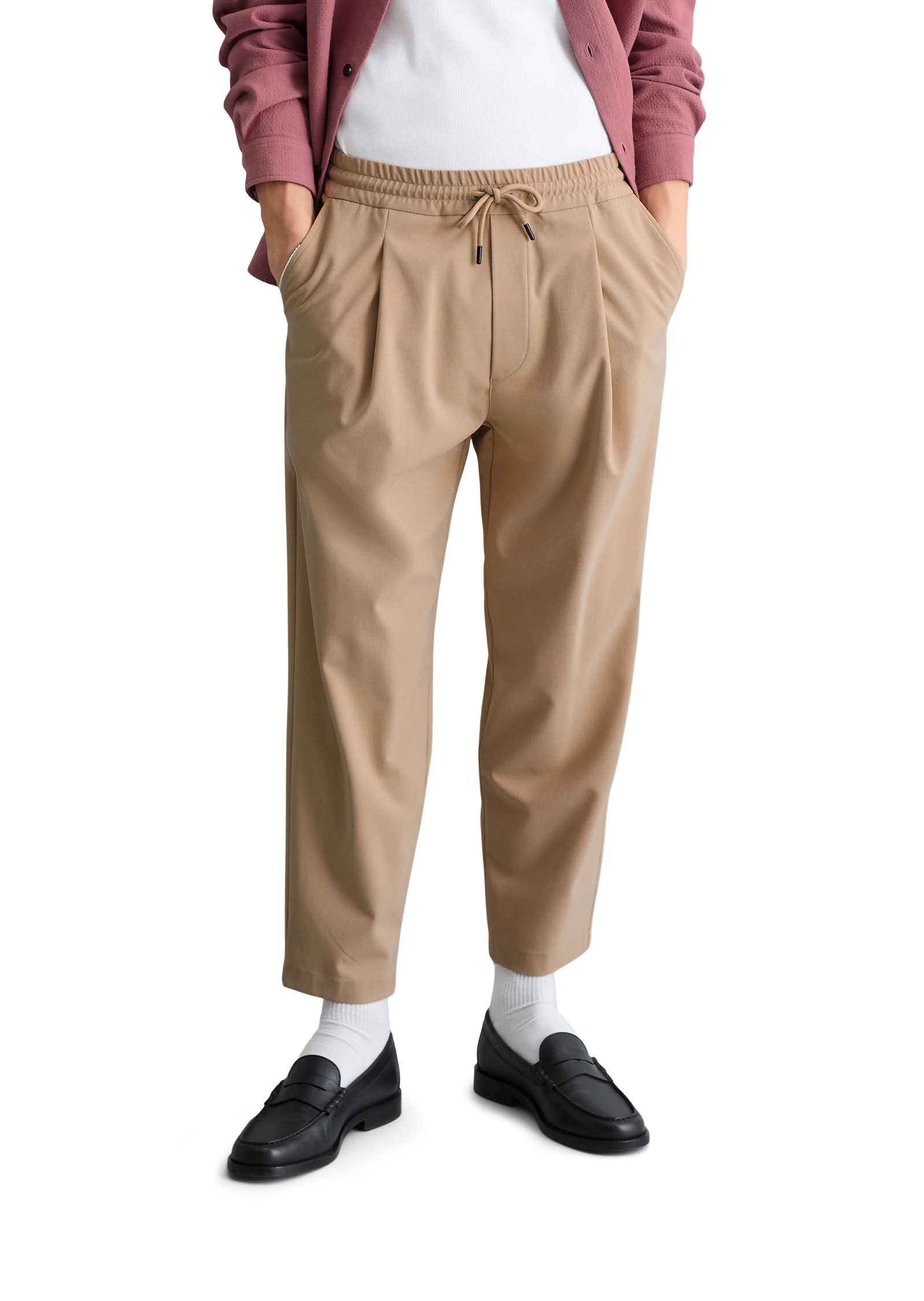Pantalon modèle Viggo Jogger relaxed avec détails de plis, MARC O’POLO DENIM