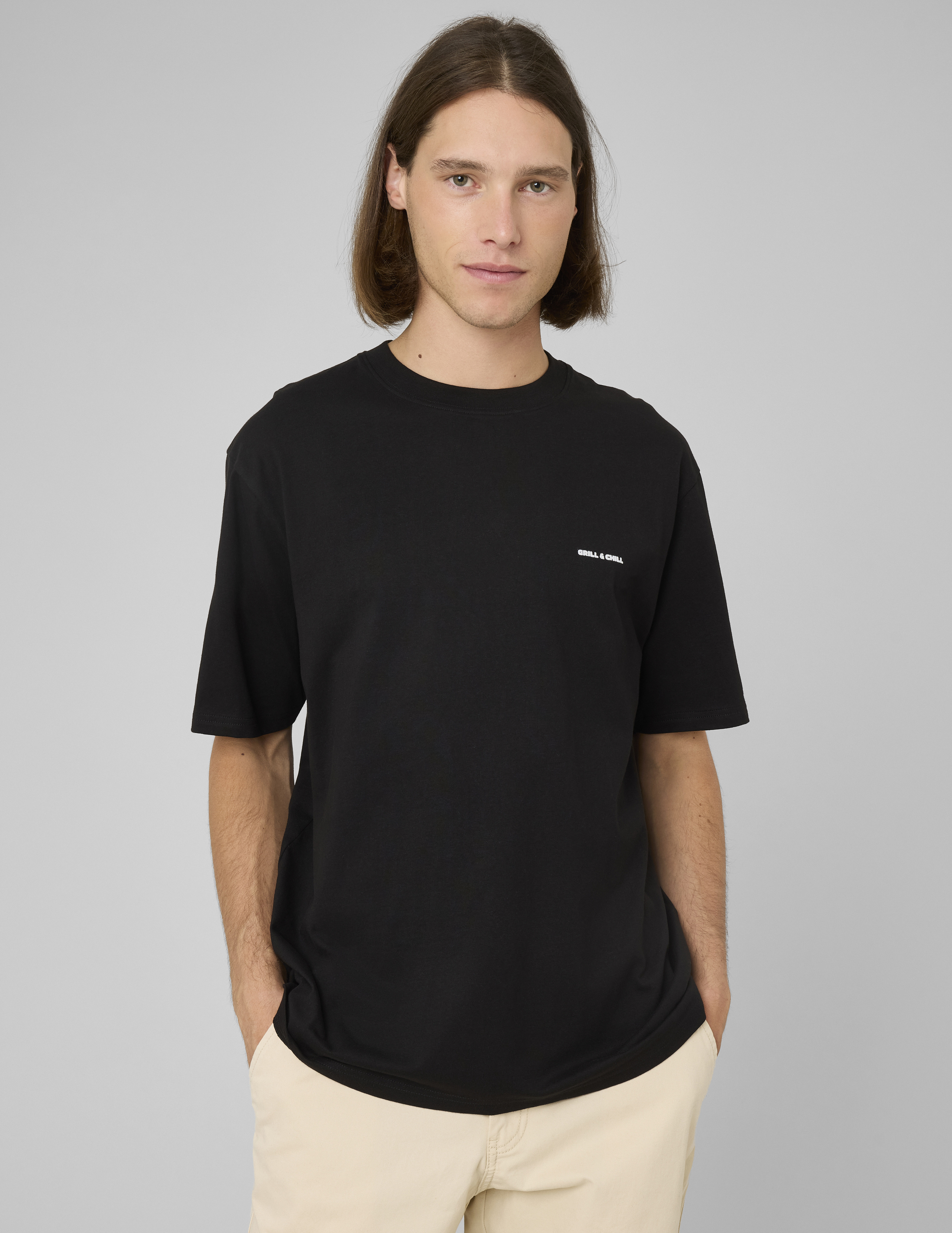 T-shirt imprimé poitrine, BZB