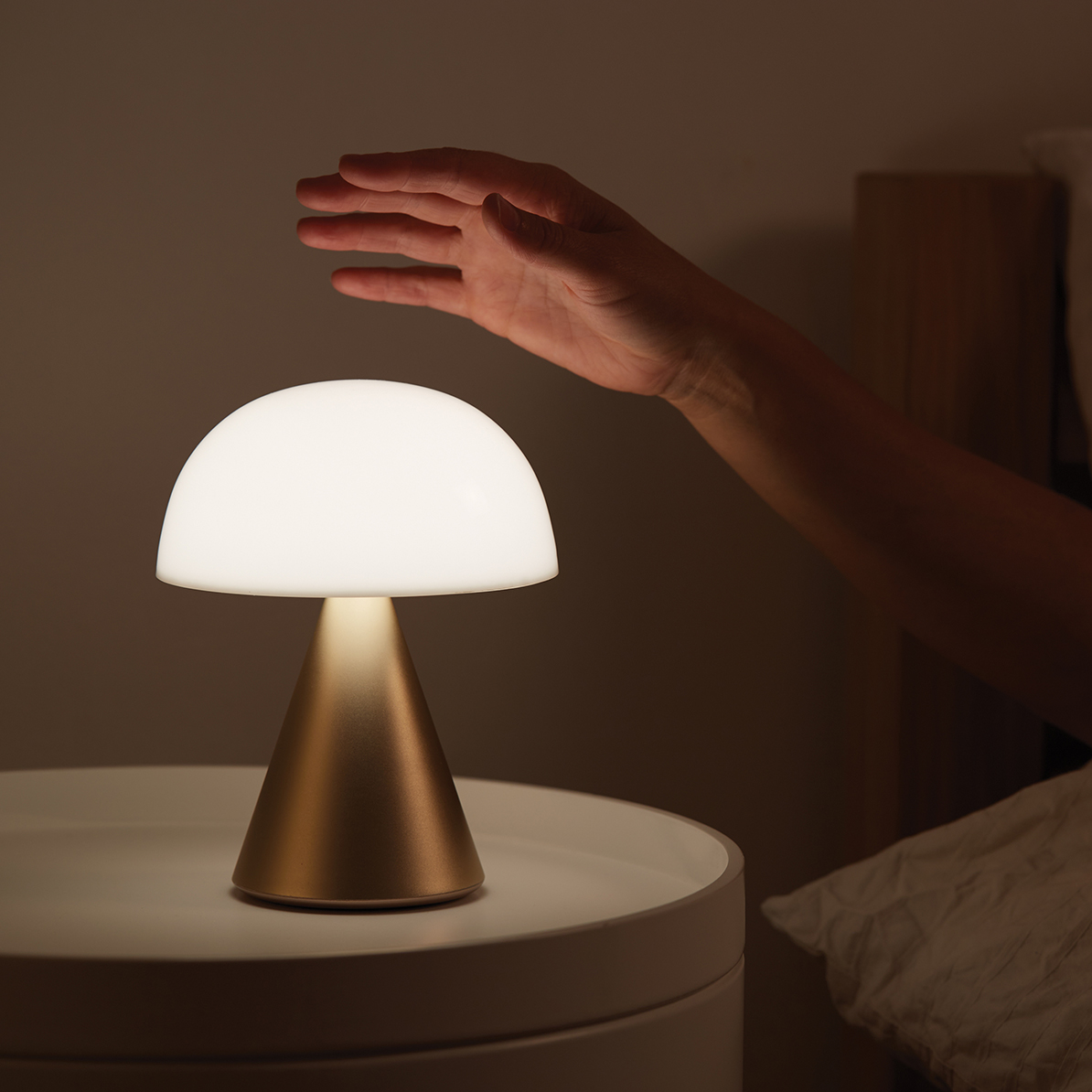 NEUF SOUS EMBALLAGE LAMPE LED PORTABLE LEXON MINA L ROUGE FONCÉ