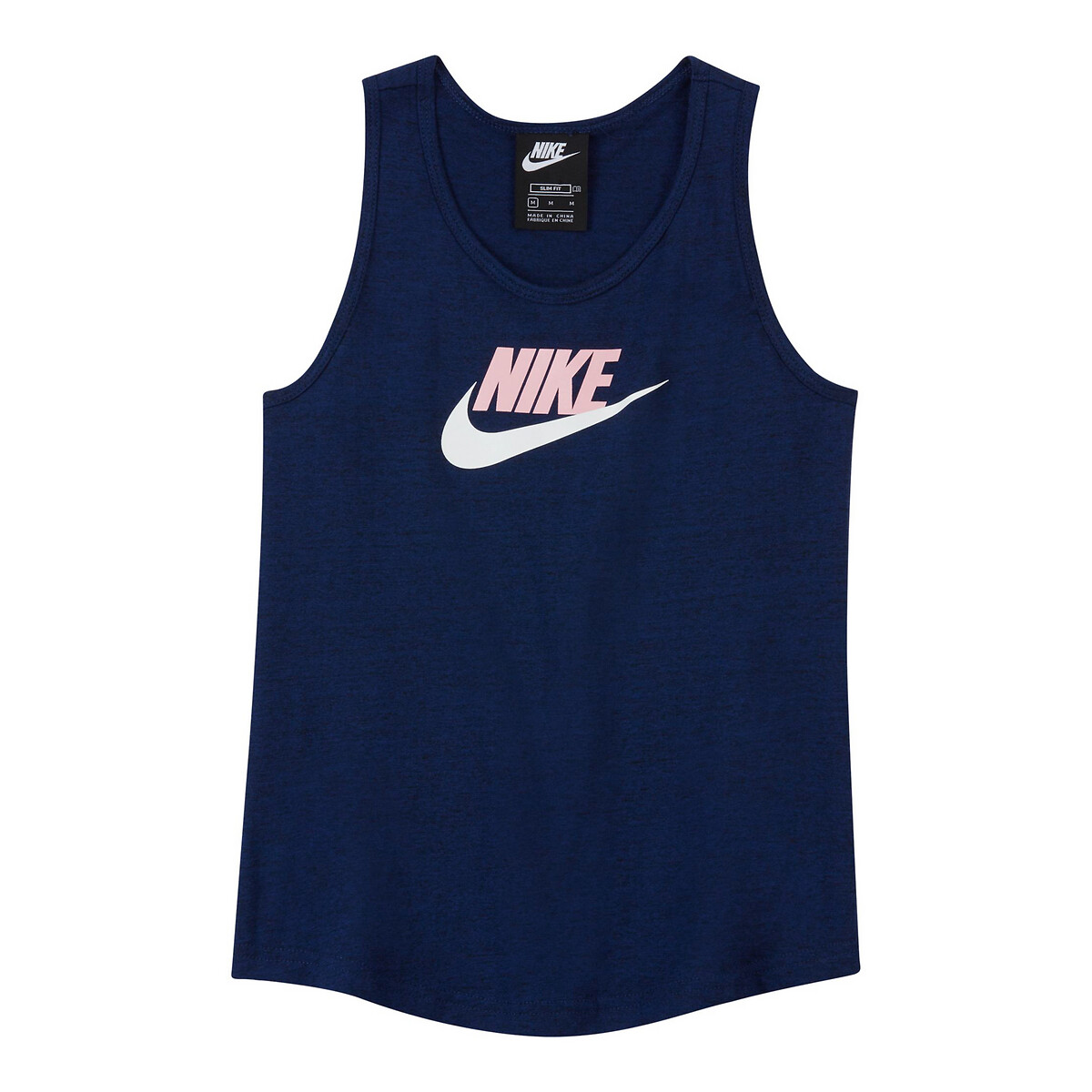 Cotton vest top, 7-15 years , blue, Nike | La Redoute
