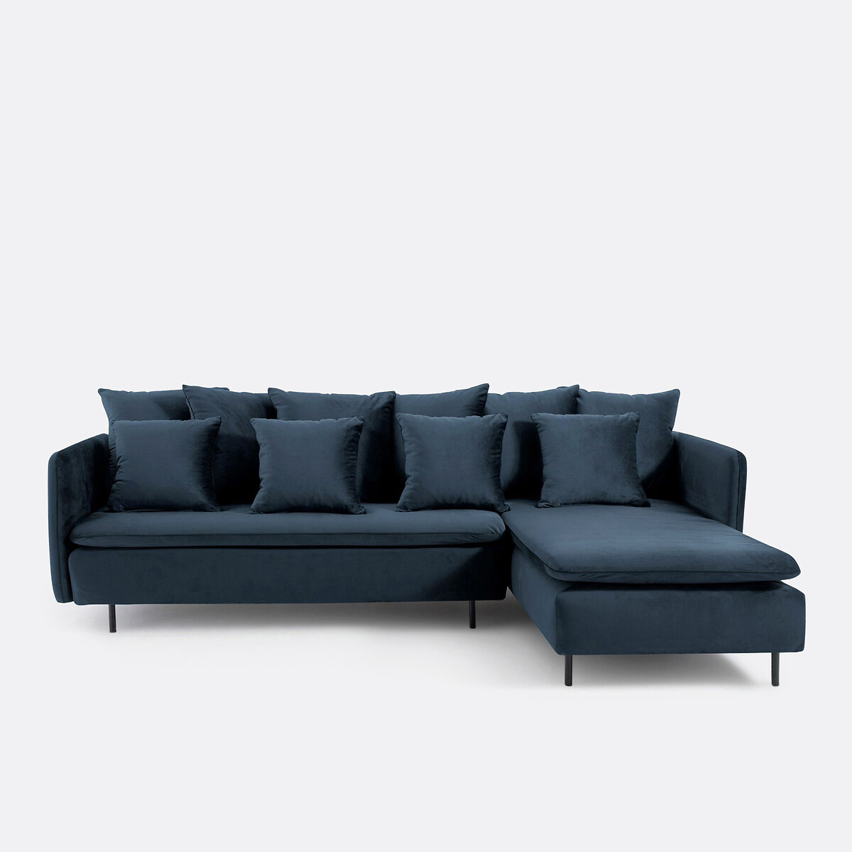 LA REDOUTE INTERIEURS Hoekbank, fluweel, Ivete