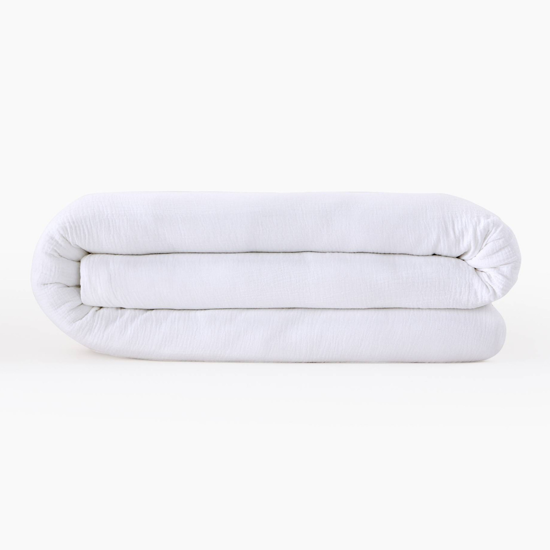 Housse de couette unie, gaze de coton, 100% coton bio GOTS, MONOPRIX