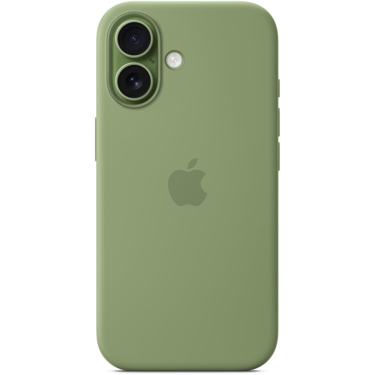 Coque iPhone 17 MagSafe silicone Vert ardoise, APPLE