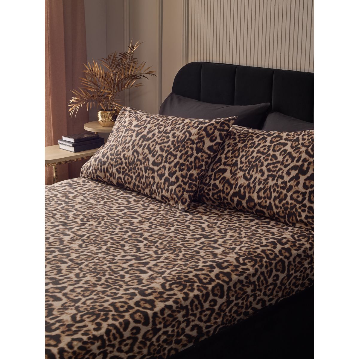 Drap-housse et taie d’oreiller effet brossé, NEXT
