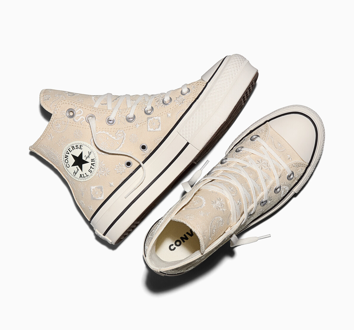 Converse Zapatillas CHUCK TAYLOR ALL STAR LIFT HI ELEVATED PAISLEY — photo 4