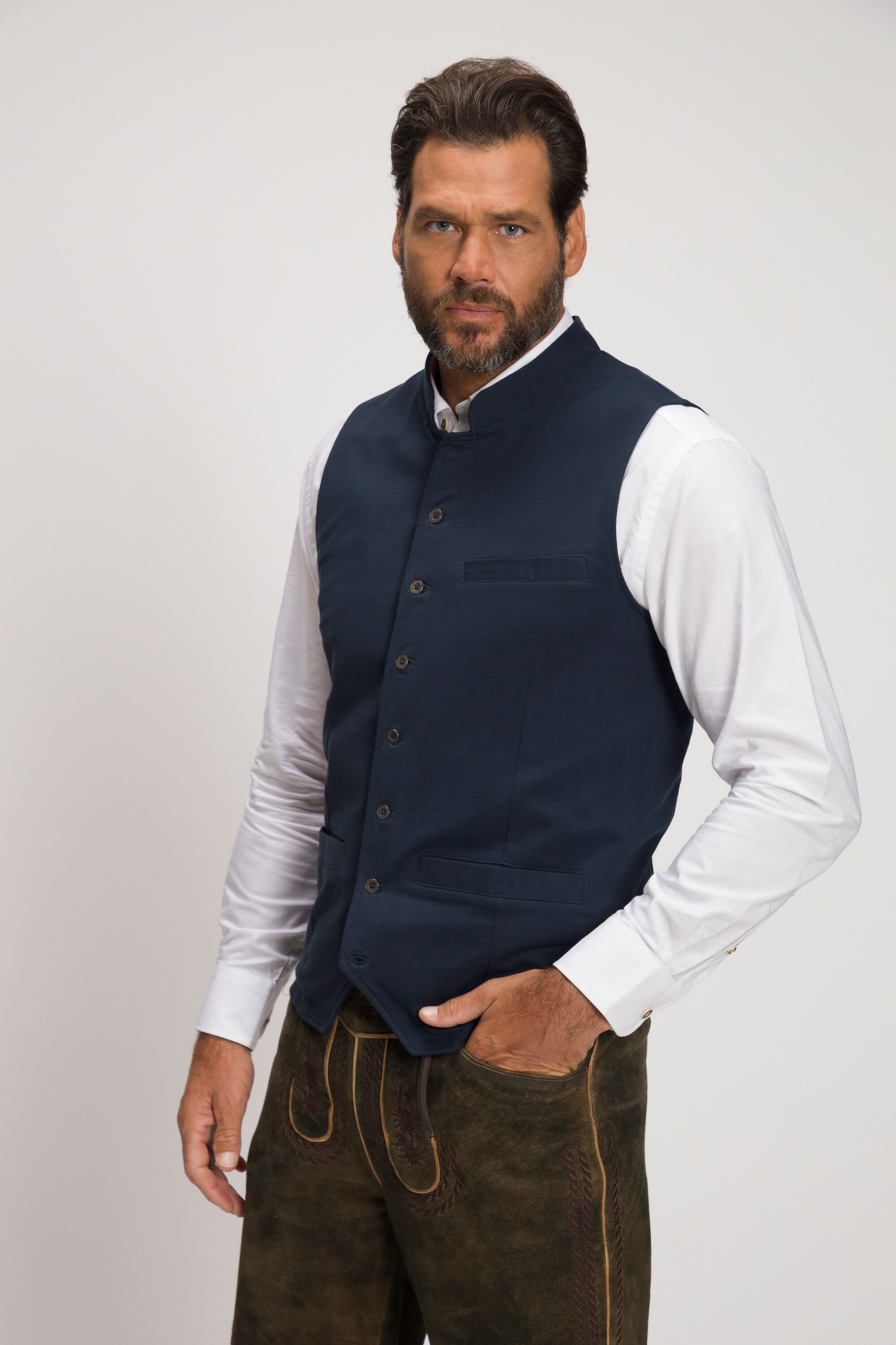 Gilet traditionnel, en molleton, JP1880