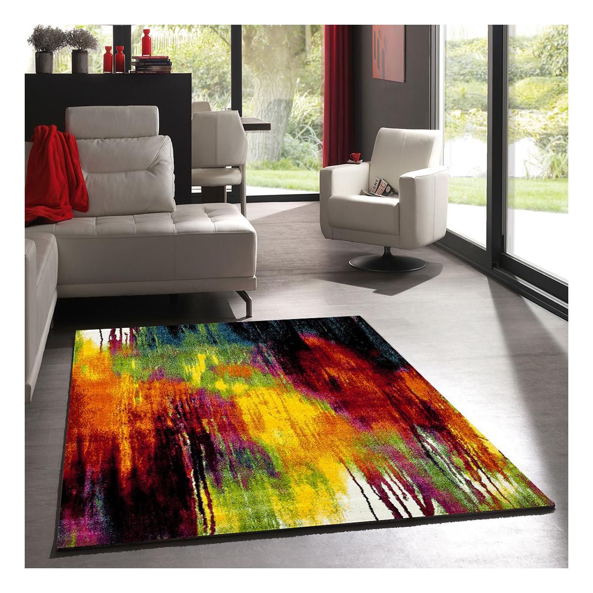 Tapis Salon Multicolore