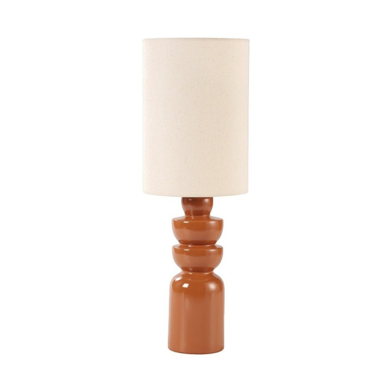 Lampe à poser Intense en céramique brun, MILLUMINE