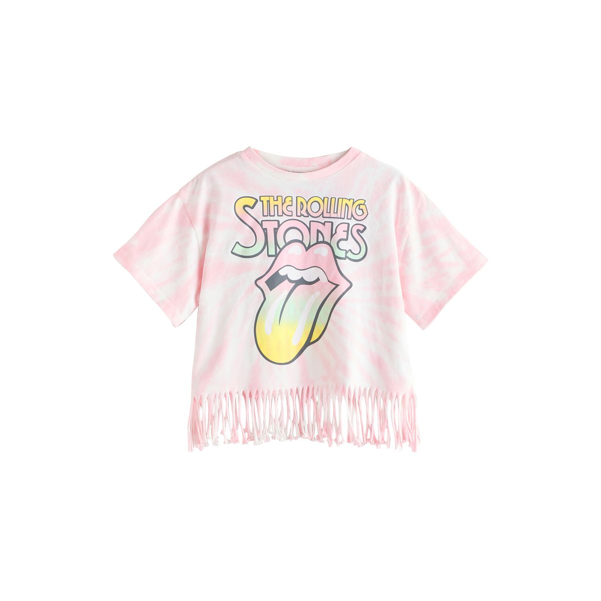 T-shirt rolling stones à franges, NEXT