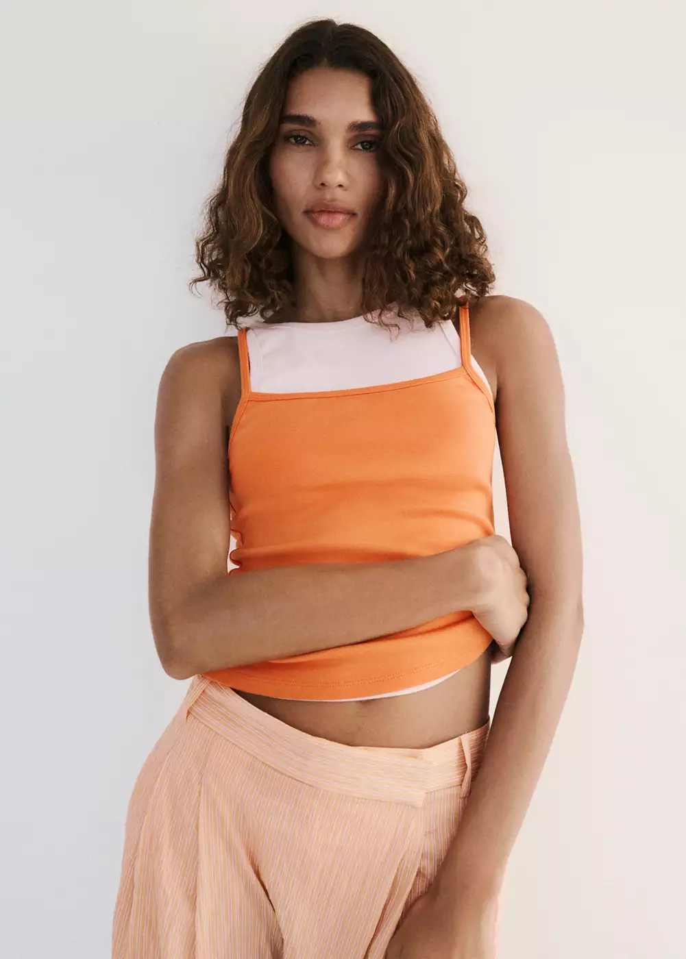 Top combiné bretelles fines, MANGO
