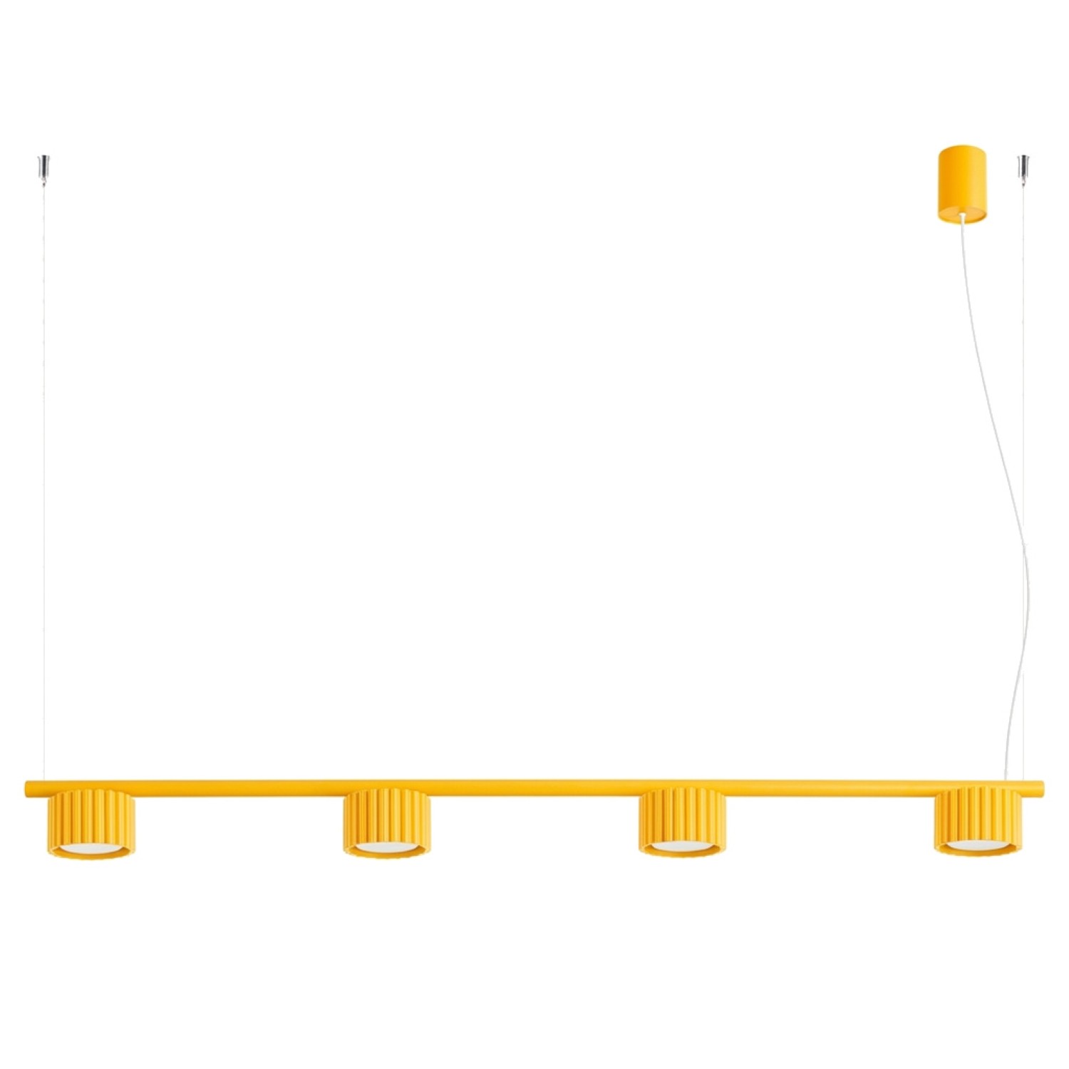 Lustre Aluminium Jaune Gx53 4 AURA, EDEN