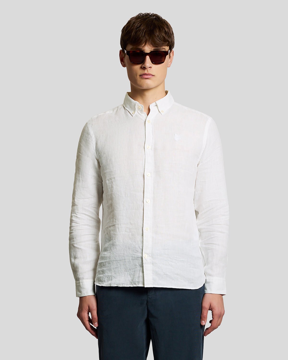 Chemise en lin boutonné, LYLE & SCOTT