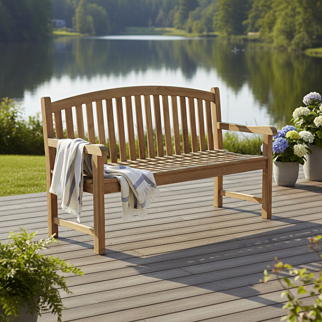 Banc en teck massif Derby 150 cm, TECK ATTITUDE