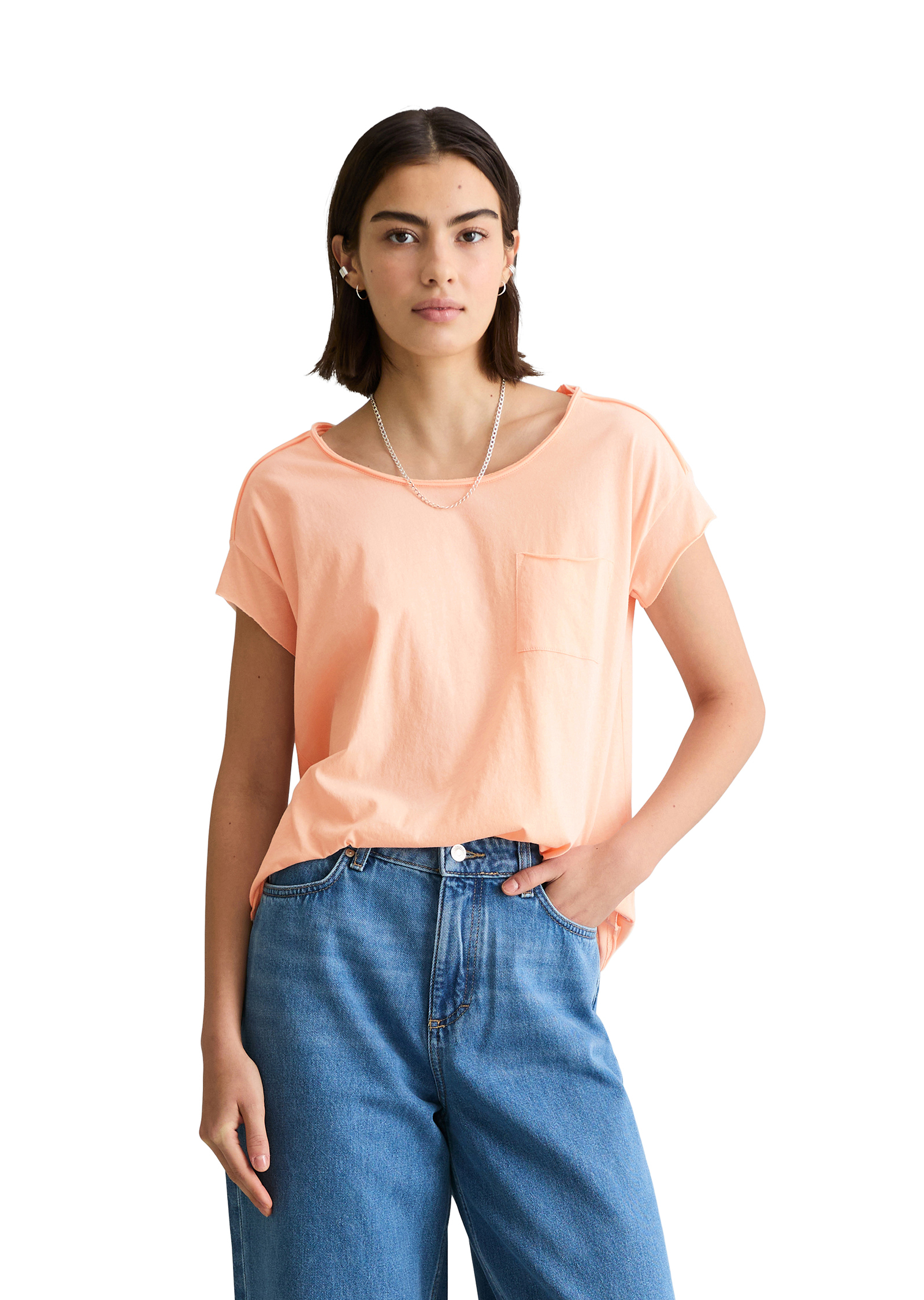 T-shirt ample en coton organique, MARC O’POLO DENIM