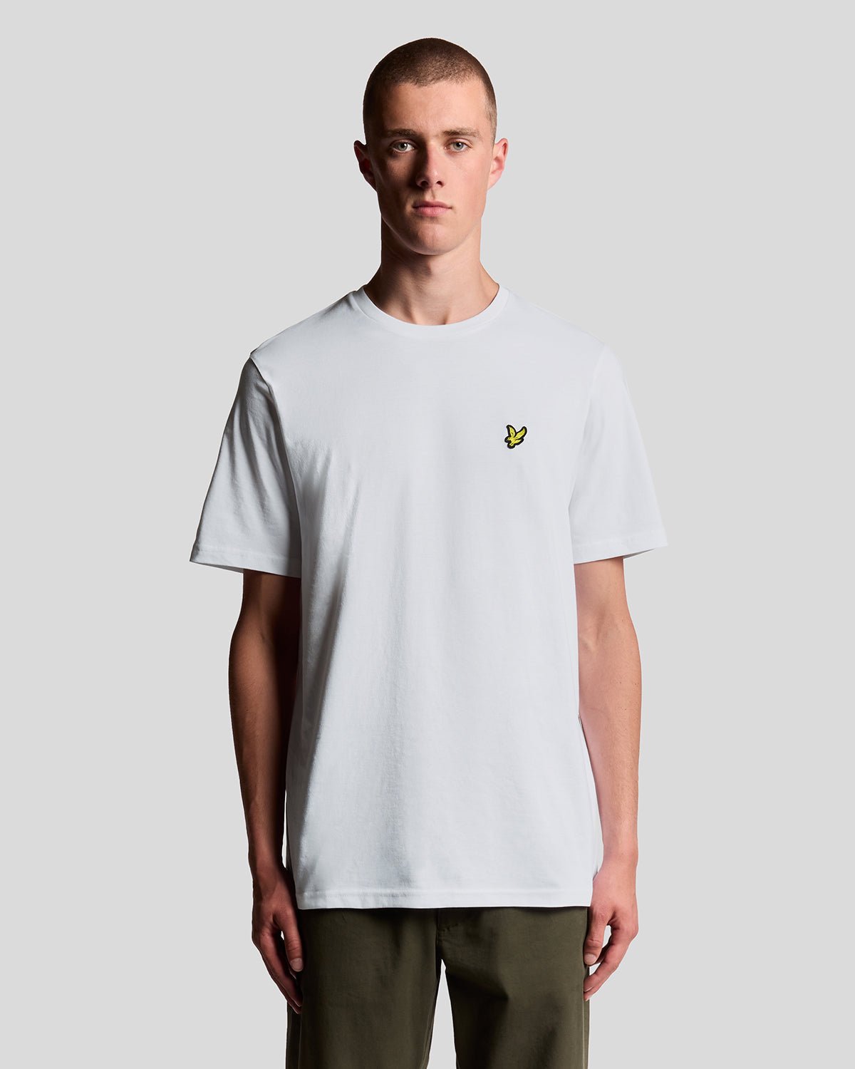 T-shirt en coton col rond, LYLE & SCOTT