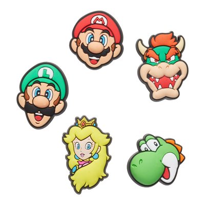 Lote de 5 Jibbitz Super Mario CROCS