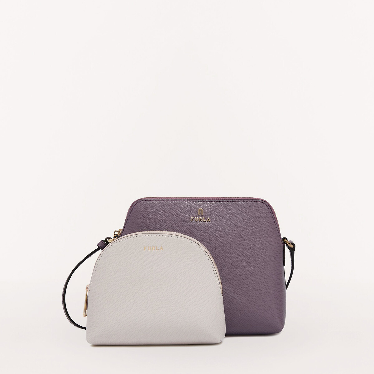 Camelia Mini Crossbody Bag and Pouch in Leather