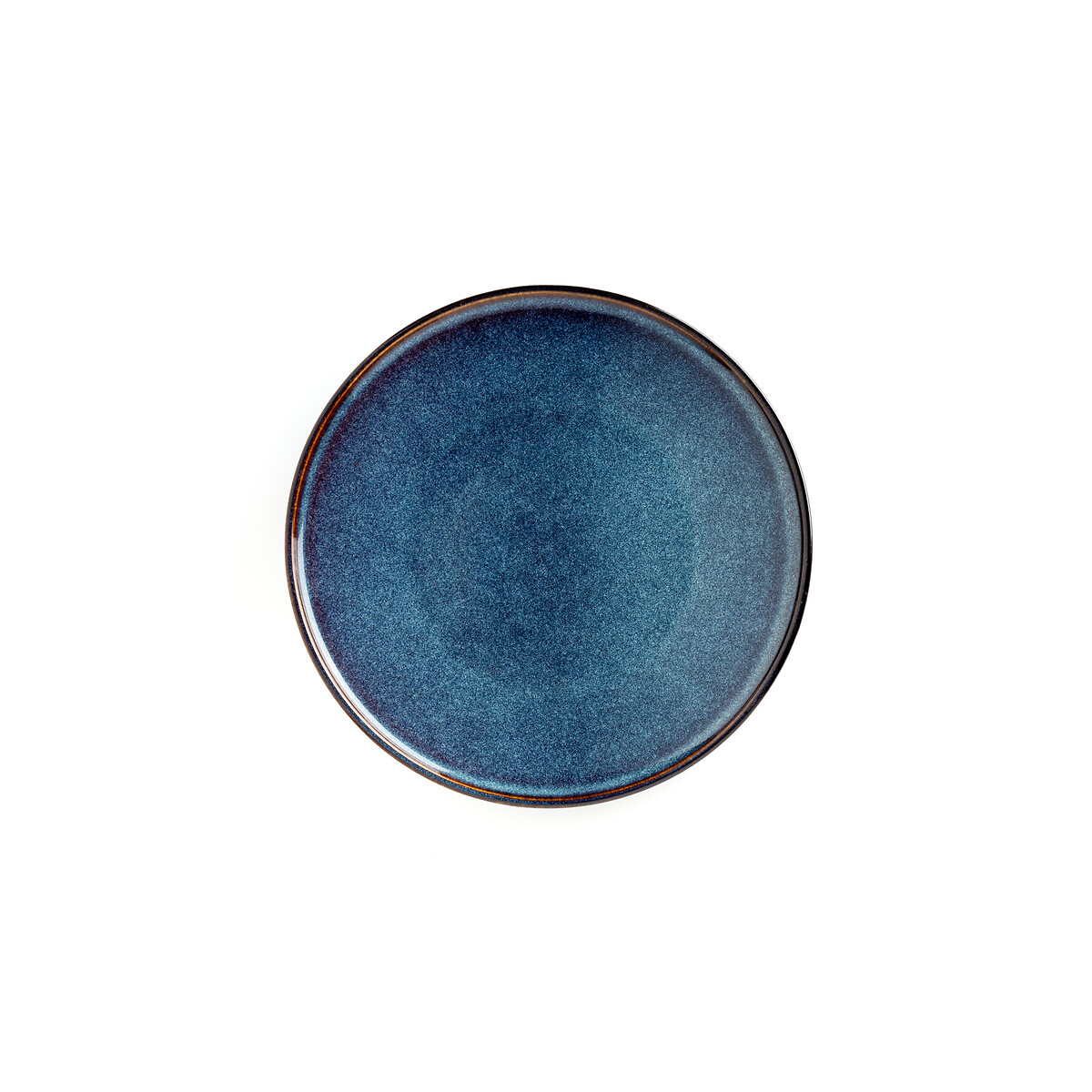 27,9 cm continente Bico Blue Talavera forno a microonde e lavastoviglie insalata Set di 4 piatti piani in ceramica per pasta 