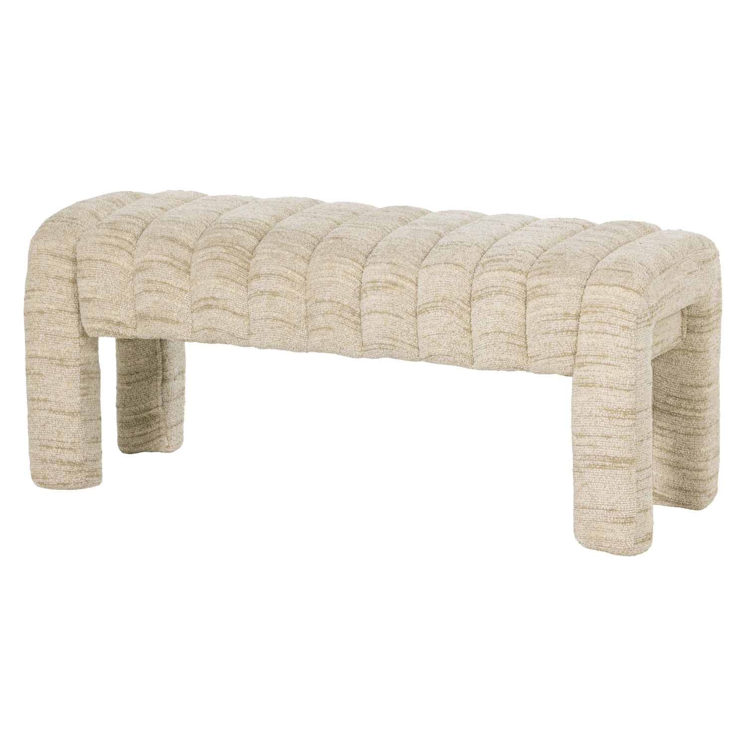 Banc en bouclé FREX, WOOOD