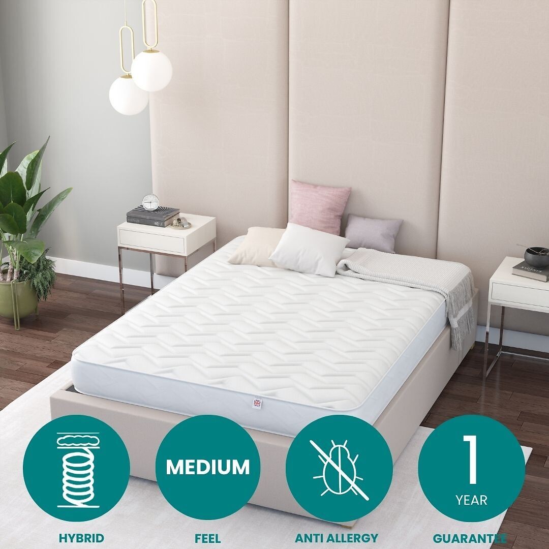 Aspire Essentials Dual Layer Memory Foam Hybrid Mattress, ASPIRE