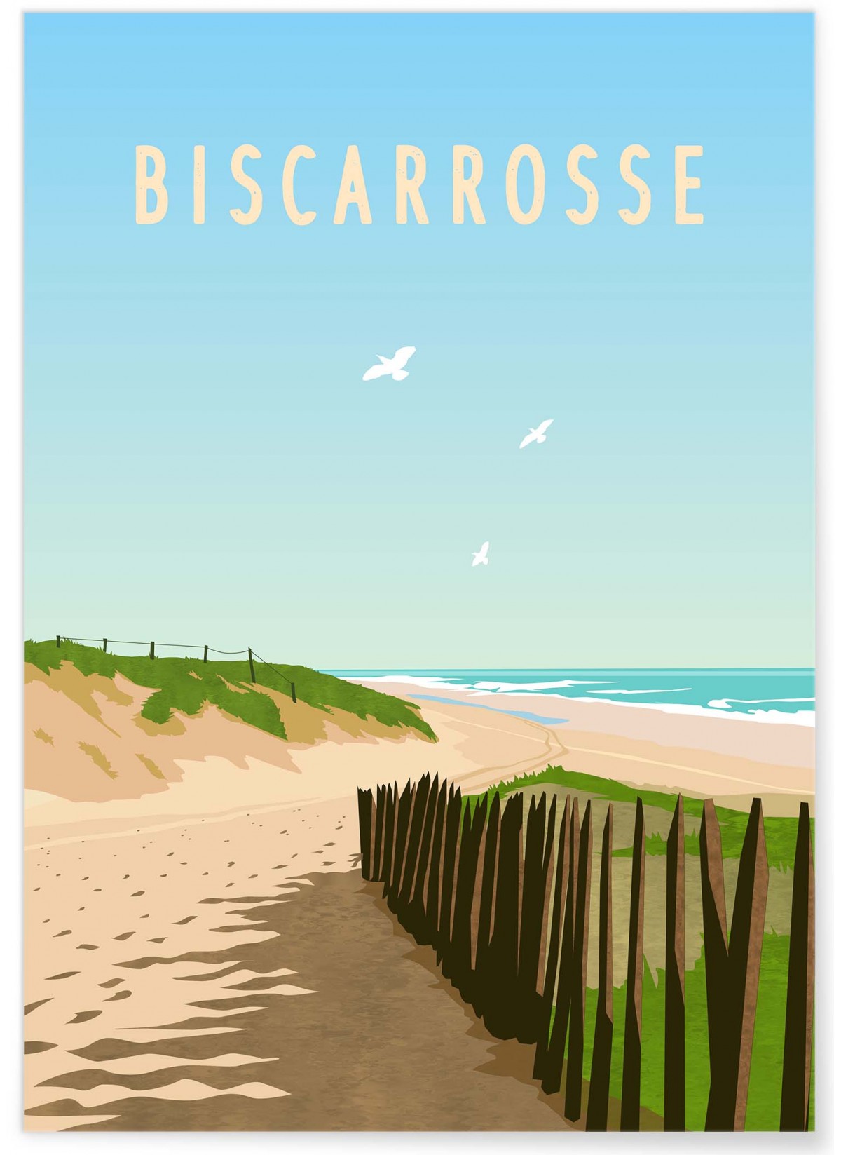 Affiche ville Biscarrosse, L'AFFICHERIE