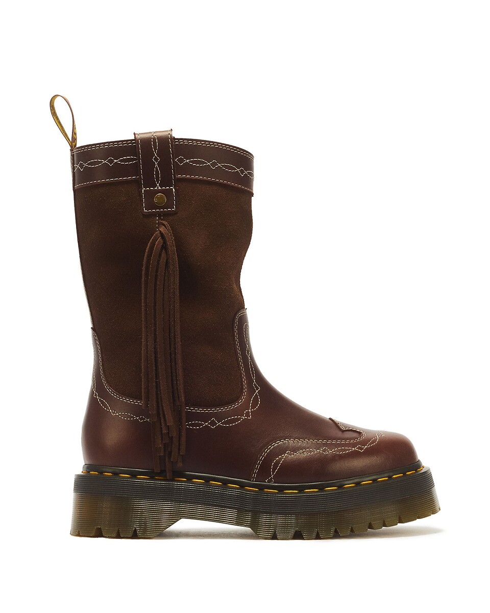 Dr. Martens Botas de piel Fringe Mid Pull On — photo 2