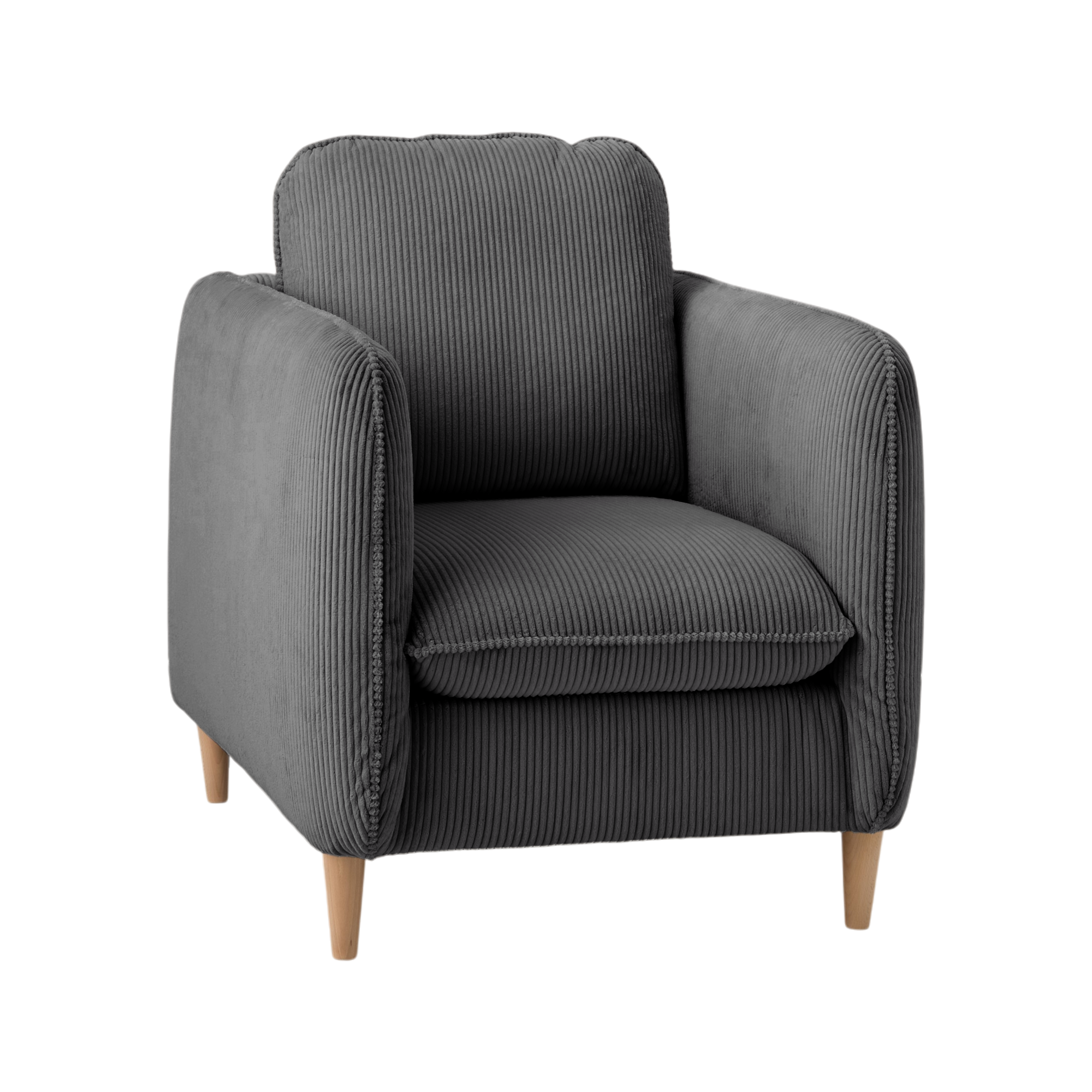 Fauteuil velours côtelé - PORTIMO, CAMIF