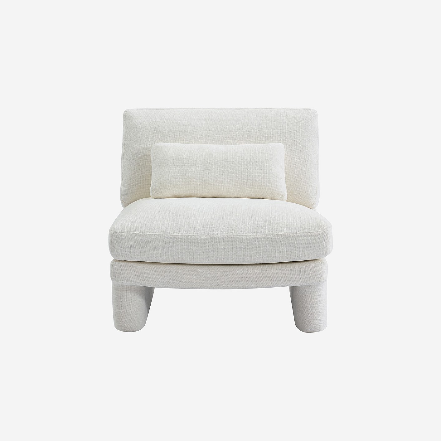 Fauteuil droit tissu GAETA, HABITAT