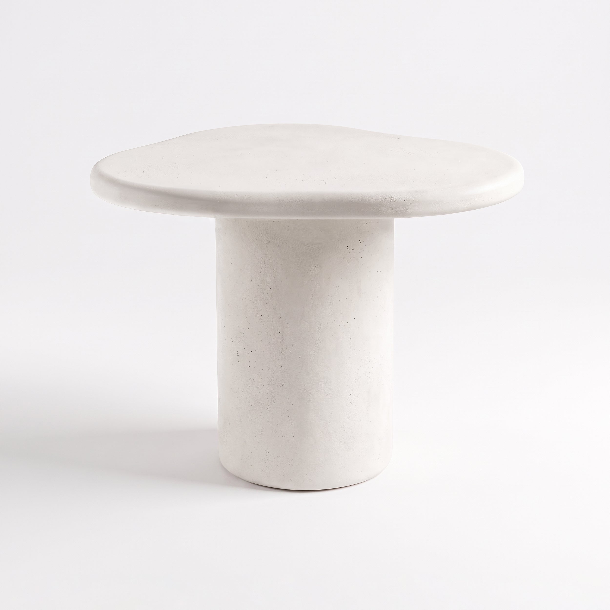 Table basse organique en fibre d'argile effet béton 60 cm - SYMI, MAISON PAVANE