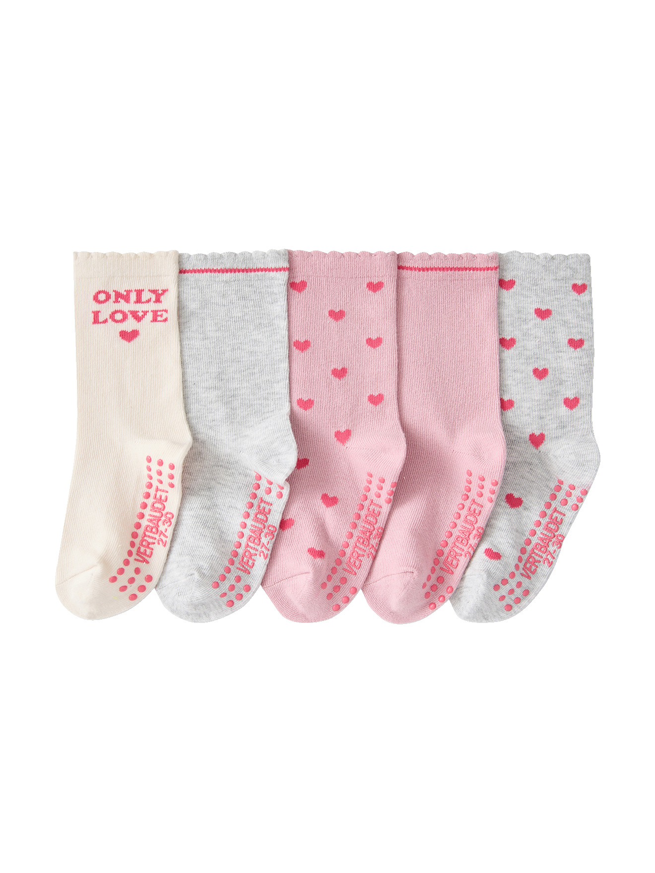 Lot de 5 chaussettes, VERTBAUDET